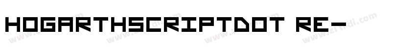 HogarthScriptDOT Re字体转换